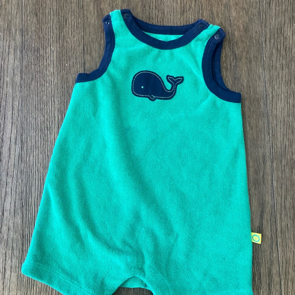 Baby boy terry cloth beach pool cover up 9 months